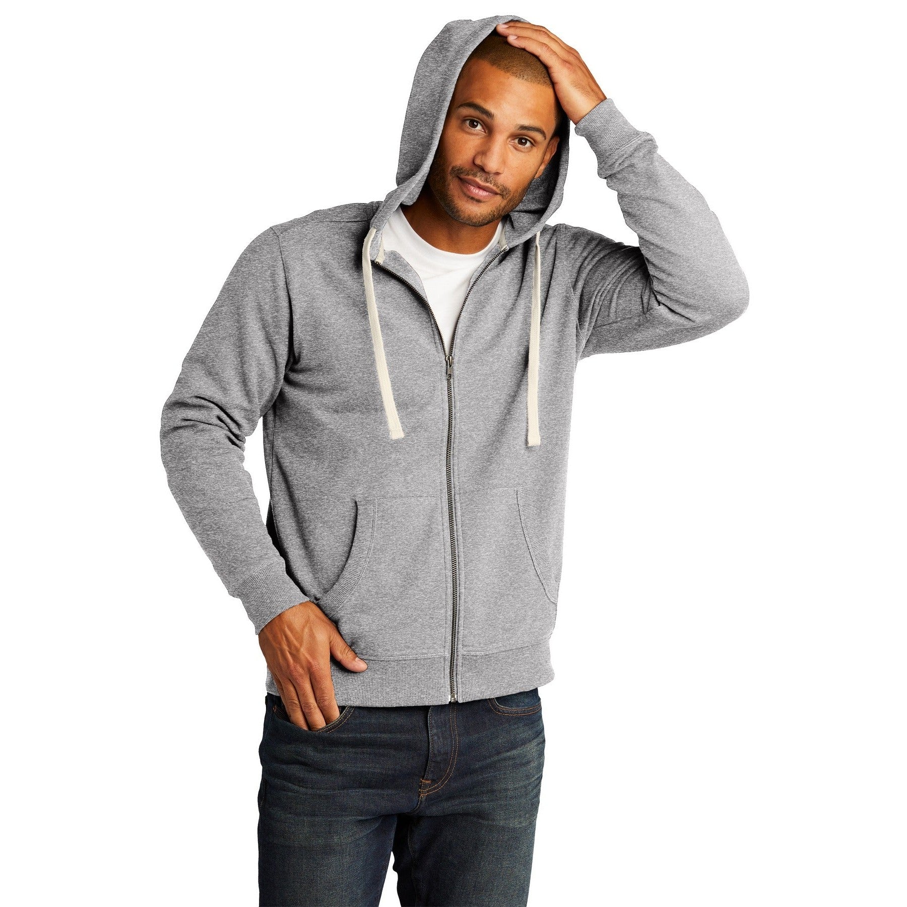District-District® Re-Fleece™Full-Zip Hoodie DT8102-MedTech-5